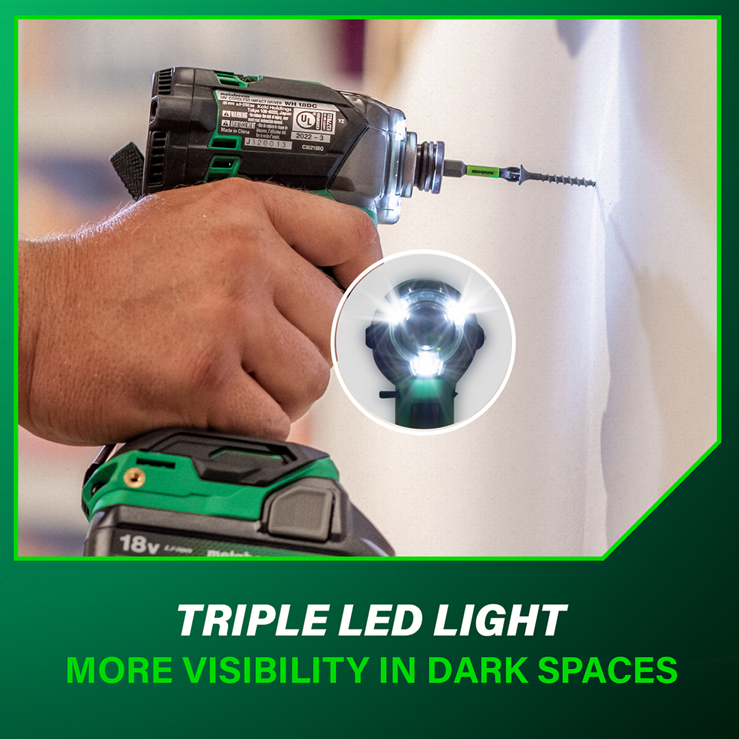 18V MultiVolt™ Cordless Triple Hammer BOLT Impact Driver