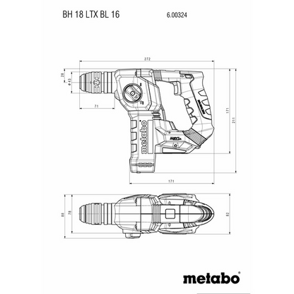 BH 18 LTX BL 16 (600324840) Cordless rotary hammer
