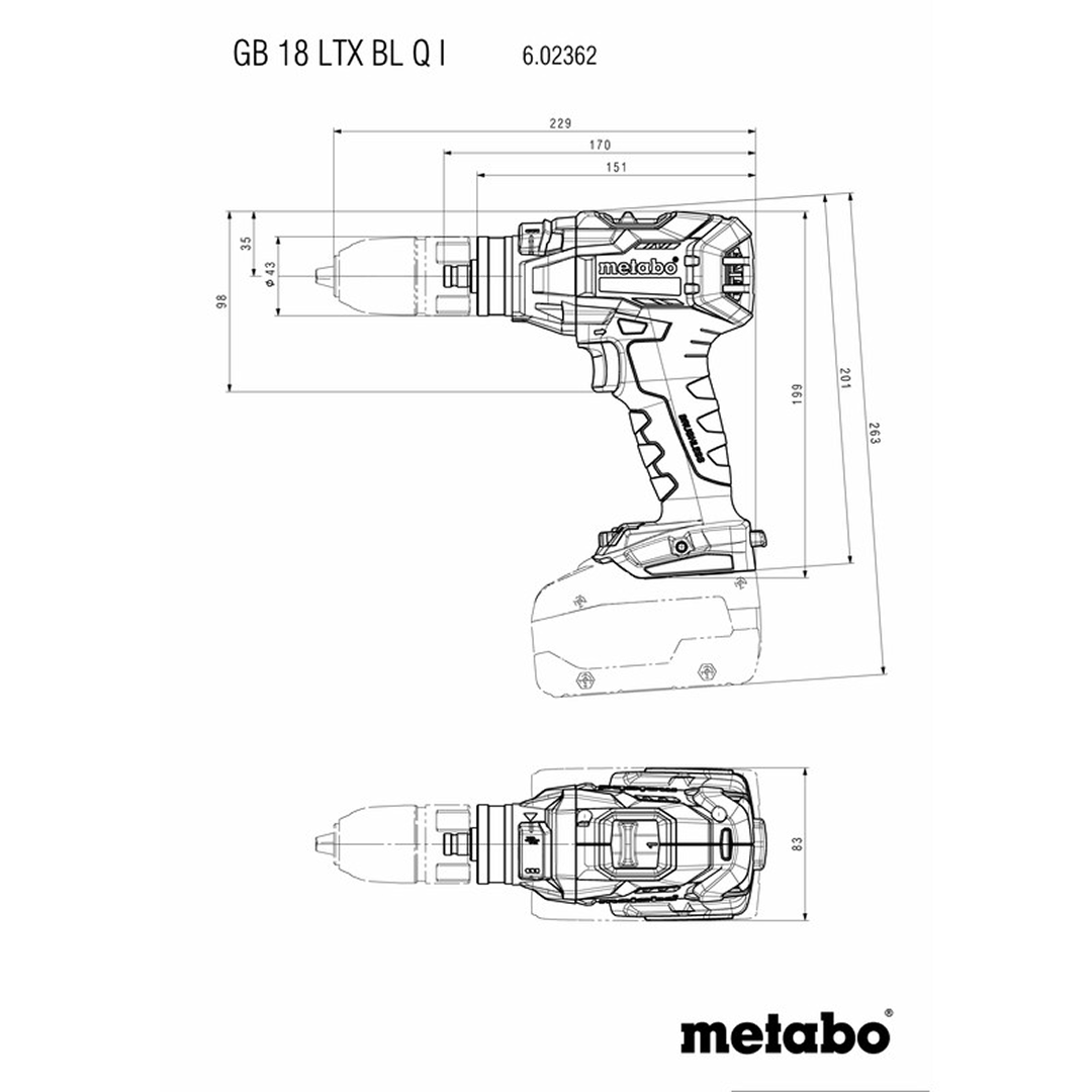 GB 18 LTX BL Q I (602362840) Cordless Tapper
