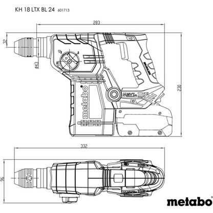 KH 18 LTX BL 24 (601713840) Cordless combination hammer