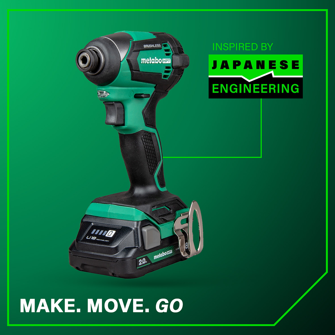 18V MultiVolt™ Cordless Brushless Impact Driver Kit (2.0Ah x 2)