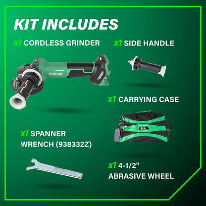 36V MultiVolt Cordless Brushless 4-1/2 Variable Speed Paddle Switch Angle Grinder (Tool Body Only)