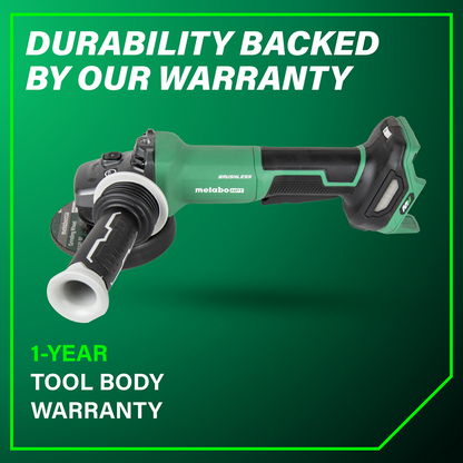 36V MultiVolt Cordless Brushless 4-1/2 Variable Speed Paddle Switch Angle Grinder (Tool Body Only)