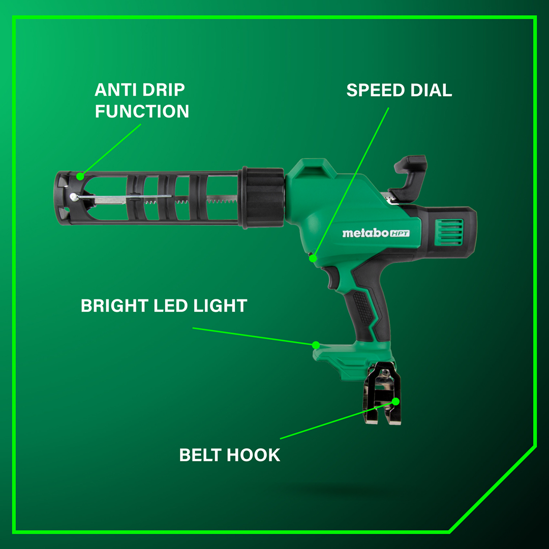 18V MultiVolt™ Cordless High-Capacity Caulking Gun (Tool Body Only)