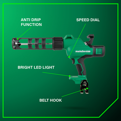 18V MultiVolt™ Cordless High-Capacity Caulking Gun (Tool Body Only)