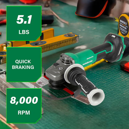 36V MultiVolt™ Cordless Brushless 6" Variable Speed Paddle Switch Angle Grinder (Tool Body Only)
