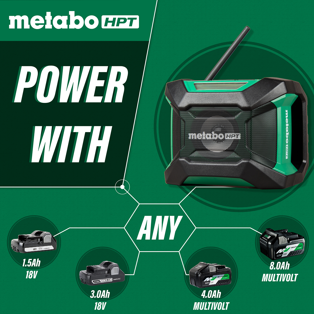 18V MultiVolt Cordless Bluetooth Radio (Tool Body Only)