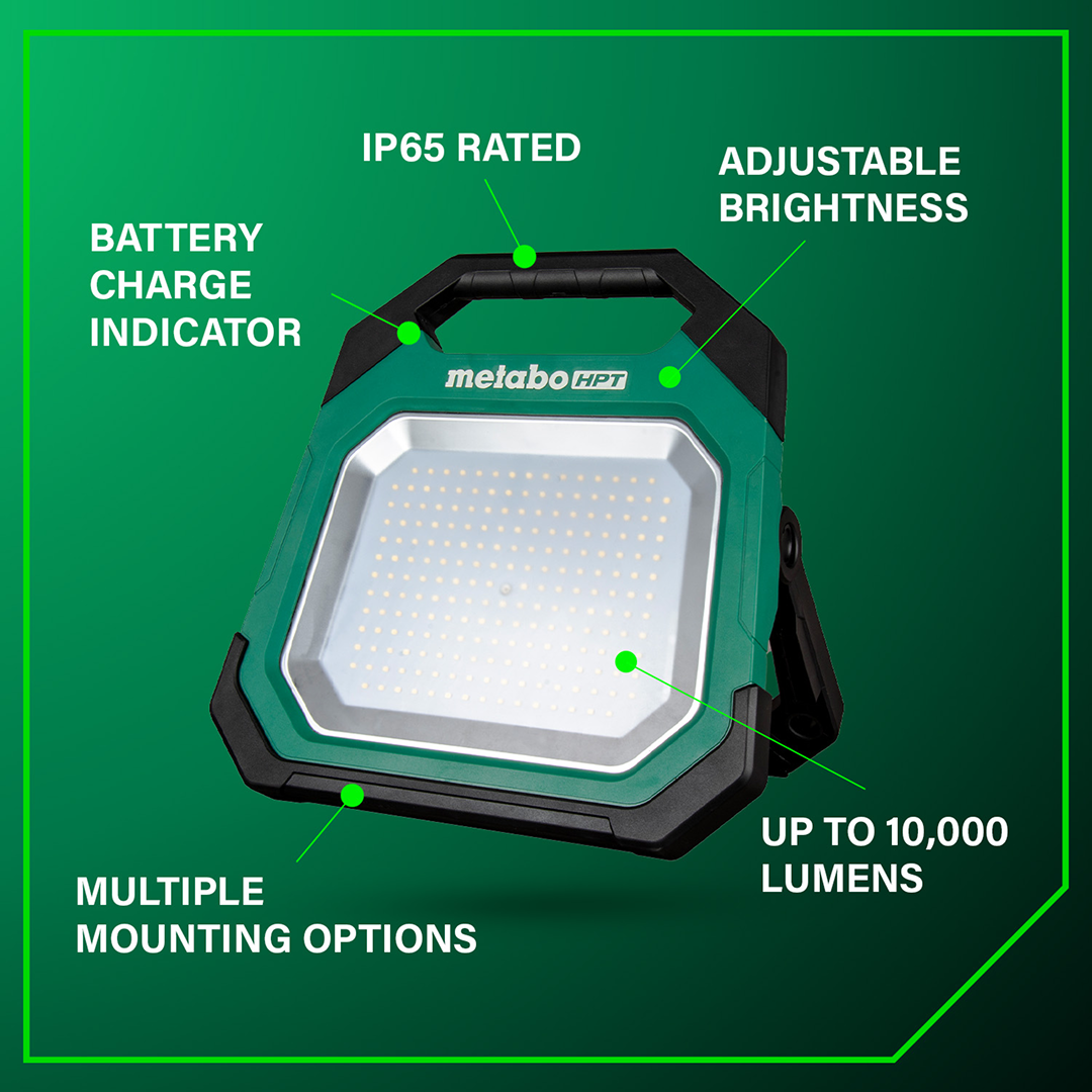 18V MultiVolt Cordless 10,000 Lumen LED Work Light (Tool Body Only)