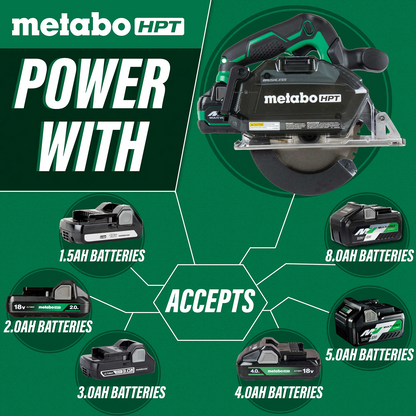 18V MultiVolt™ 5-3/8 up to 5-7/8 Inch Cordless Metal Cutting Circular Saw