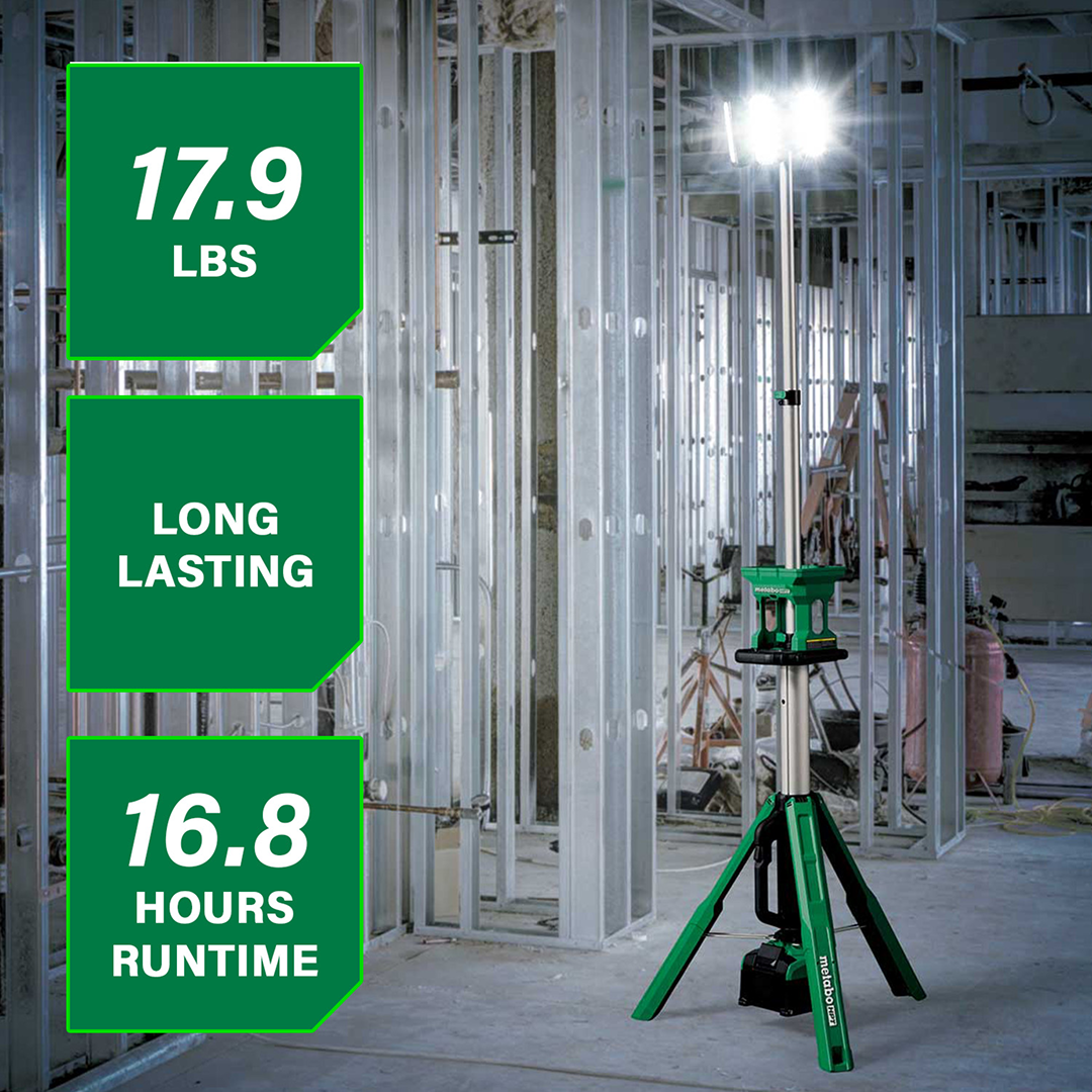18V MultiVolt™ Cordless 4,000 Lumen LED Tripod Site Light (Tool Body Only)