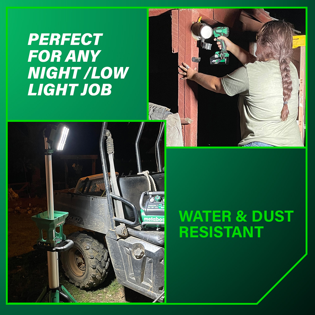 18V MultiVolt™ Cordless 4,000 Lumen LED Tripod Site Light (Tool Body Only)