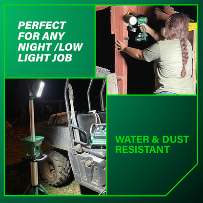 18V MultiVolt™ Cordless 4,000 Lumen LED Tripod Site Light (Tool Body Only)