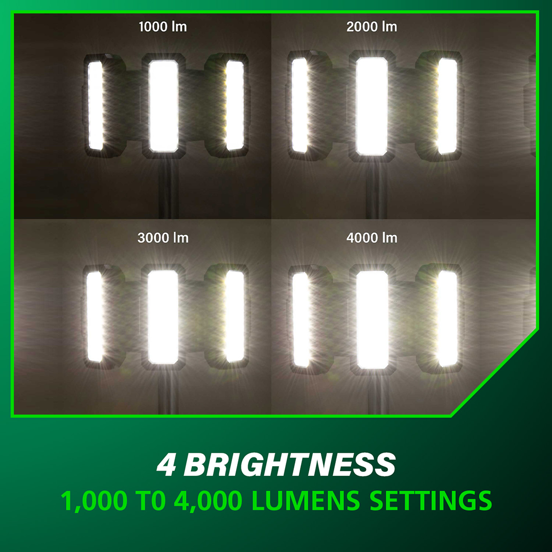 18V MultiVolt™ Cordless 4,000 Lumen LED Tripod Site Light (Tool Body Only)