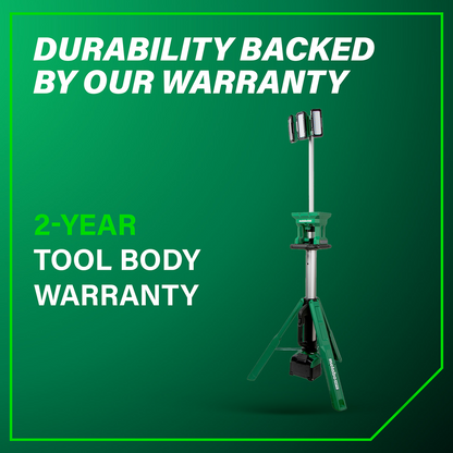18V MultiVolt™ Cordless 4,000 Lumen LED Tripod Site Light (Tool Body Only)