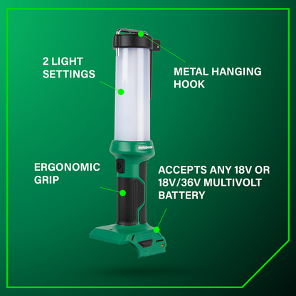 18V MultiVolt™ Cordless 750 Lumen LED Lantern (Tool Body Only)