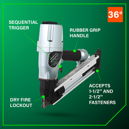 36 Degree 2-1/2 Inch Strap-Tite® Metal Connector Nailer
