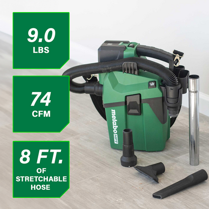 18V MultiVolt™ Cordless 1.6 Gallon Wet/Dry HEPA Vacuum (Tool Body Only)