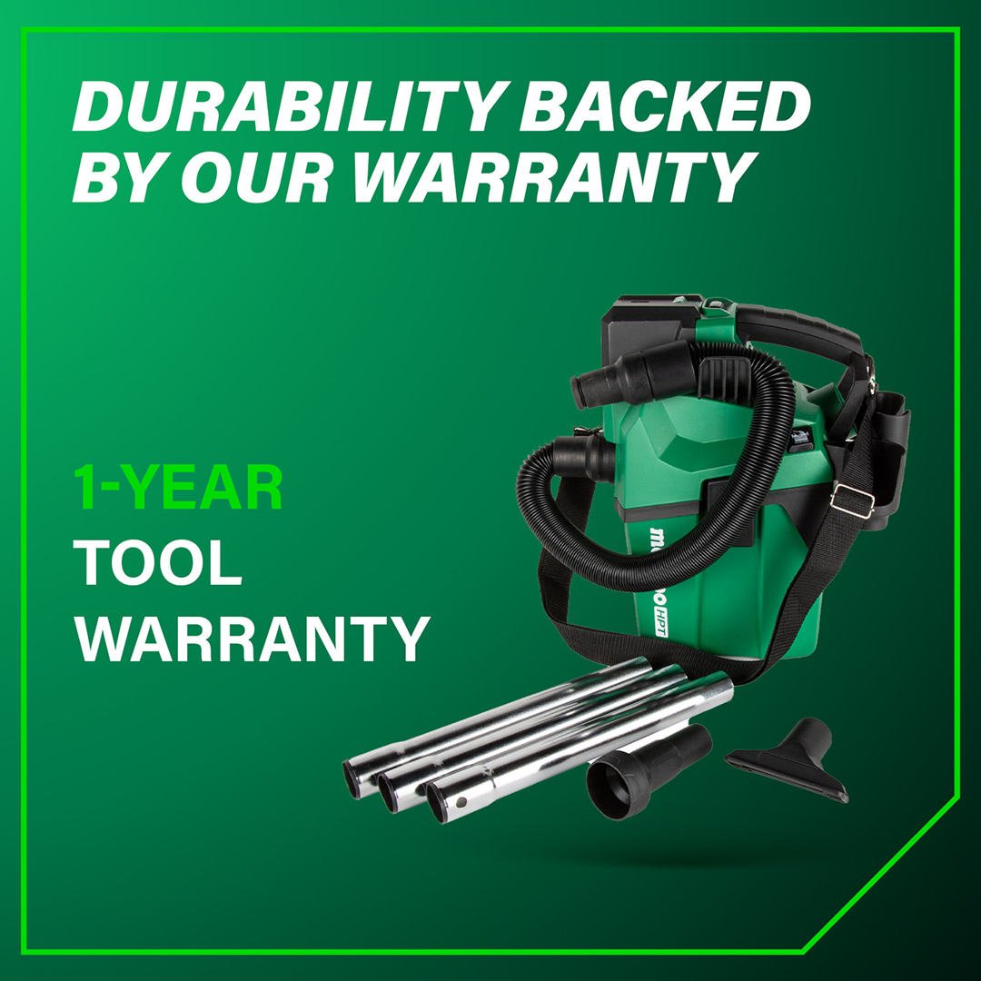 18V MultiVolt™ Cordless 1.6 Gallon Wet/Dry HEPA Vacuum (Tool Body Only)