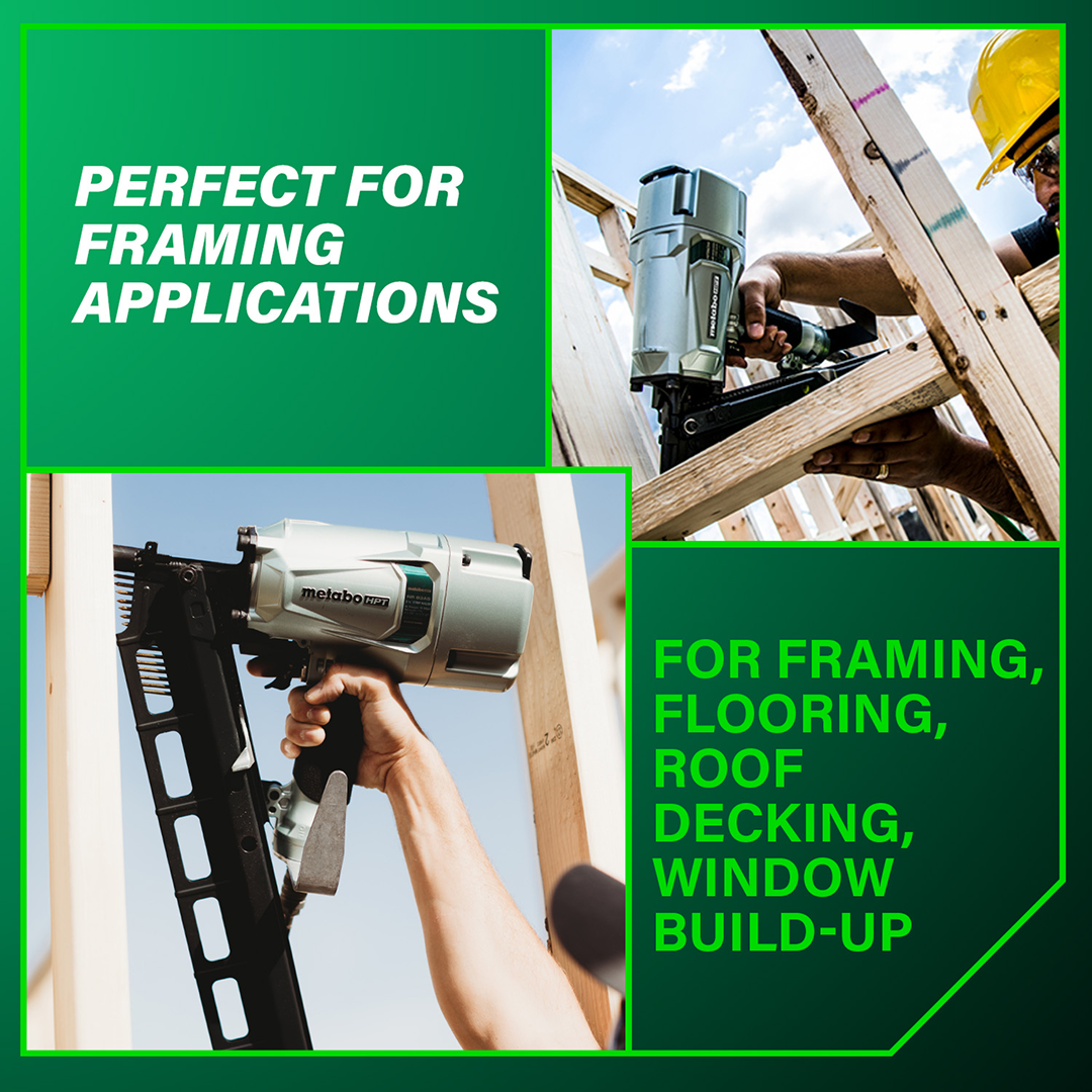 3-1/4 Inch 21° Plastic Collated Framing Nailer Without Depth Adjustment