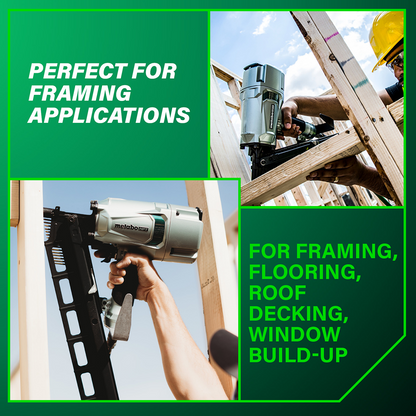 3-1/4 Inch 21° Plastic Collated Framing Nailer Without Depth Adjustment