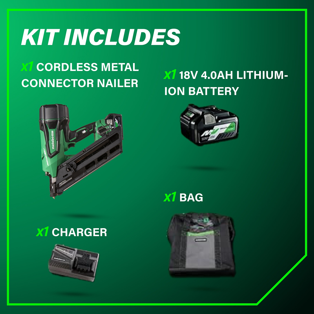 36V Cordless Metal Connector Nailer