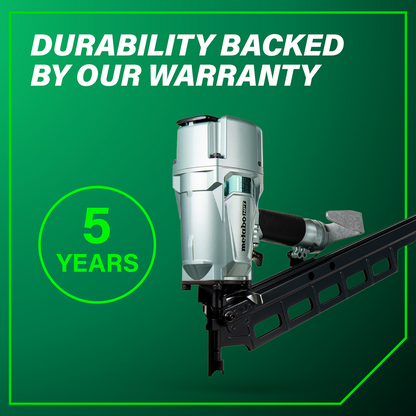 3-1/4 Inch 21° Plastic Collated Framing Nailer Without Depth Adjustment