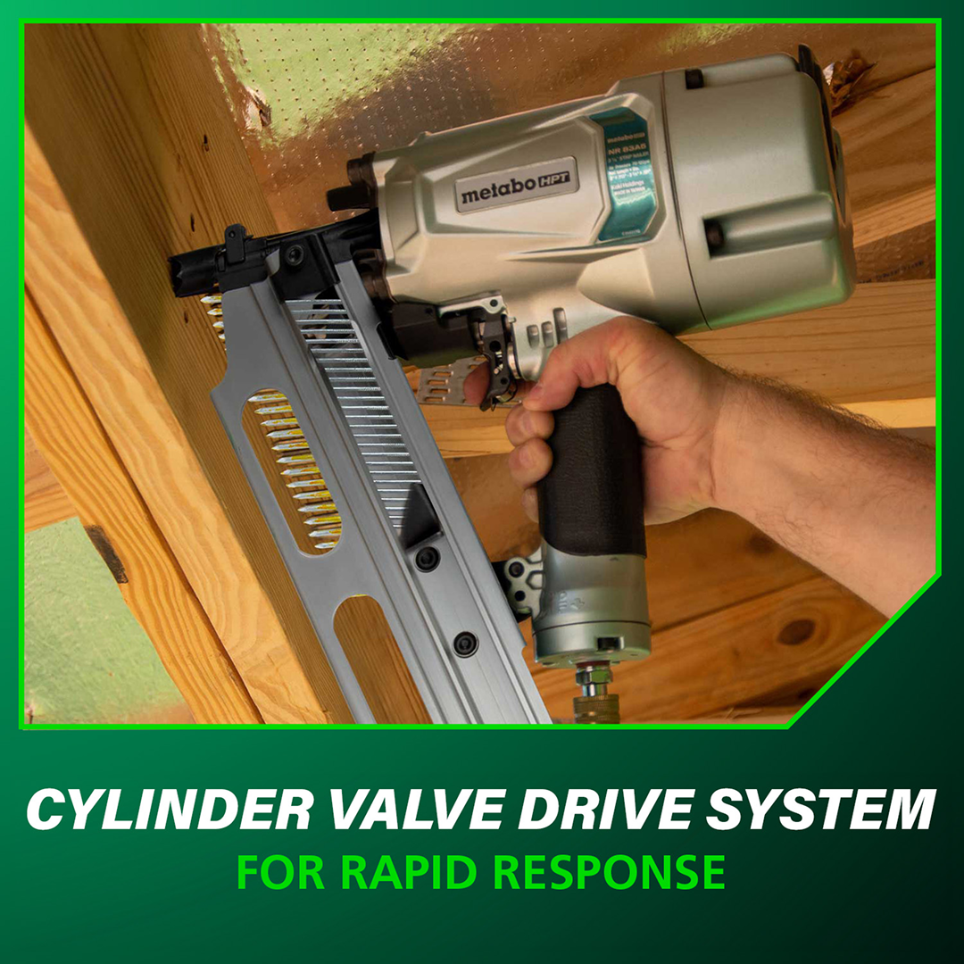 3-1/4" 21-Degree Framing Nailer with Aluminum Magazine