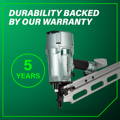 3-1/4" Framing Nailer with Depth Adjustment and Aluminum Magazine