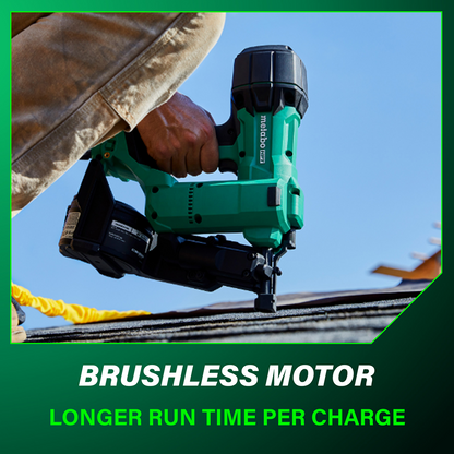 18V MultiVolt™ Brushless 1-3/4" Coil Roofing Nailer (1 x 2.0Ah)