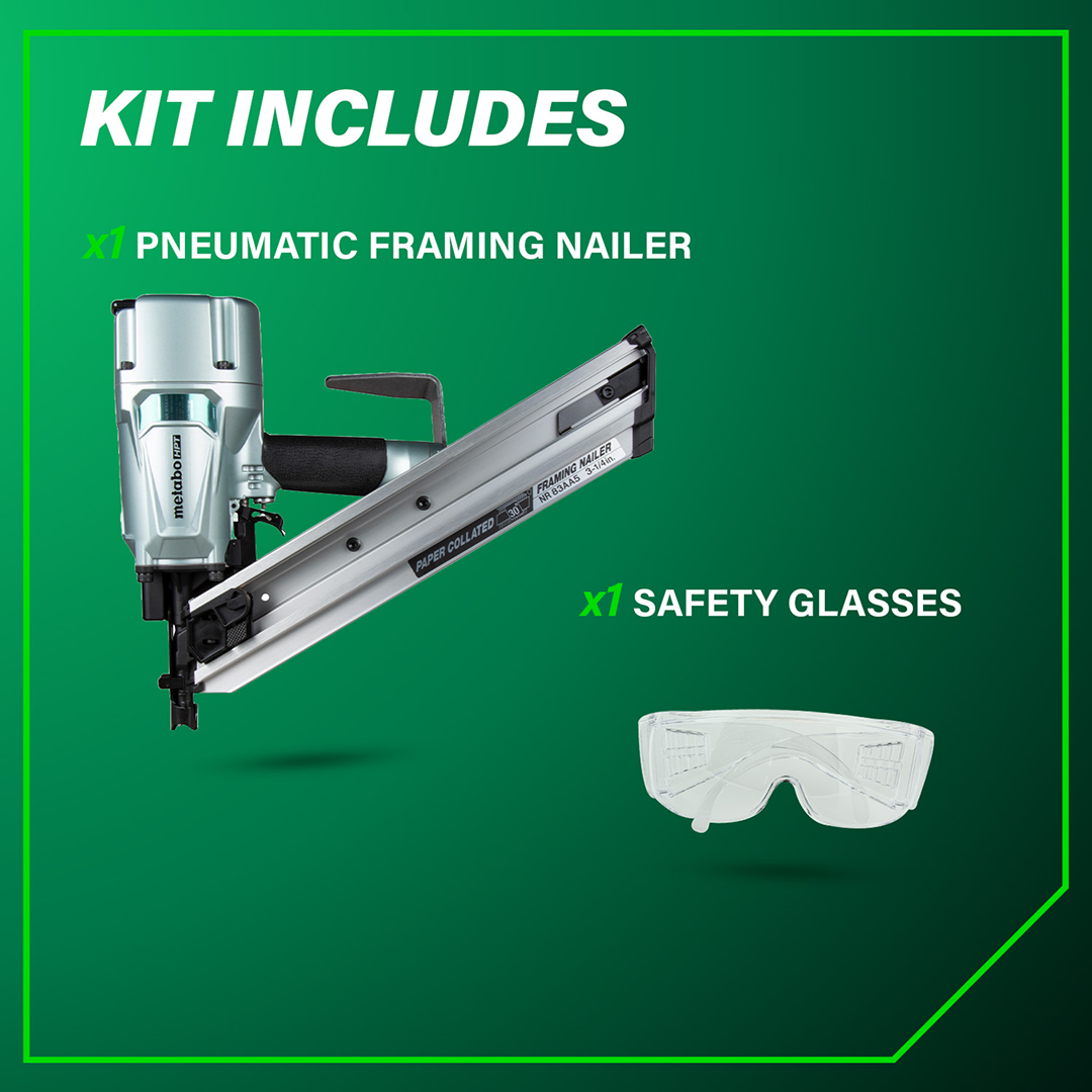 3-1/4 Inch 30° Paper Collated Framing Nailer