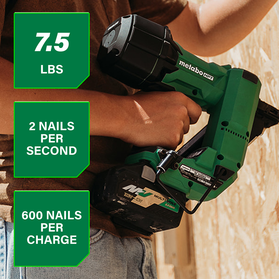 18V MultiVolt Brushless 1-1/2" Metal Connector Nailer (1x4.0Ah)