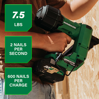 18V MultiVolt Brushless 1-1/2" Metal Connector Nailer (1x4.0Ah)