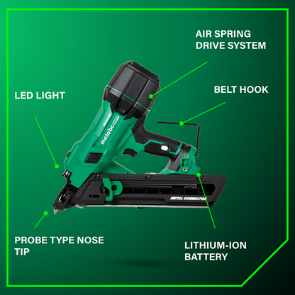 18V MultiVolt Brushless 1-1/2" Metal Connector Nailer (1x4.0Ah)