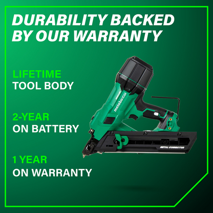 18V MultiVolt Brushless 1-1/2" Metal Connector Nailer (1x4.0Ah)