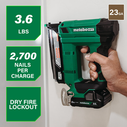 18V MultiVolt™ 23-Gauge Pin Nailer (1x2.0Ah)