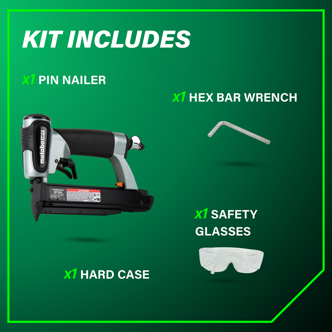 1-3/8 Inch 23 Gauge Micro Pin Nailer