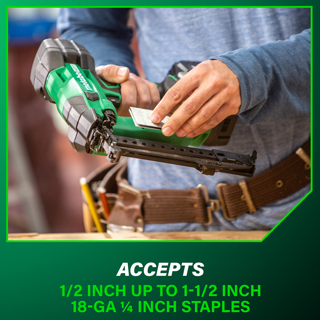 18V MultiVolt™ Brushless 18-Gauge 1/4" Narrow Crown Stapler (1x2.0Ah)