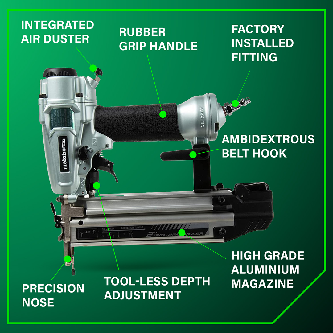 2 Inch 18 Gauge Pro Brad Nailer