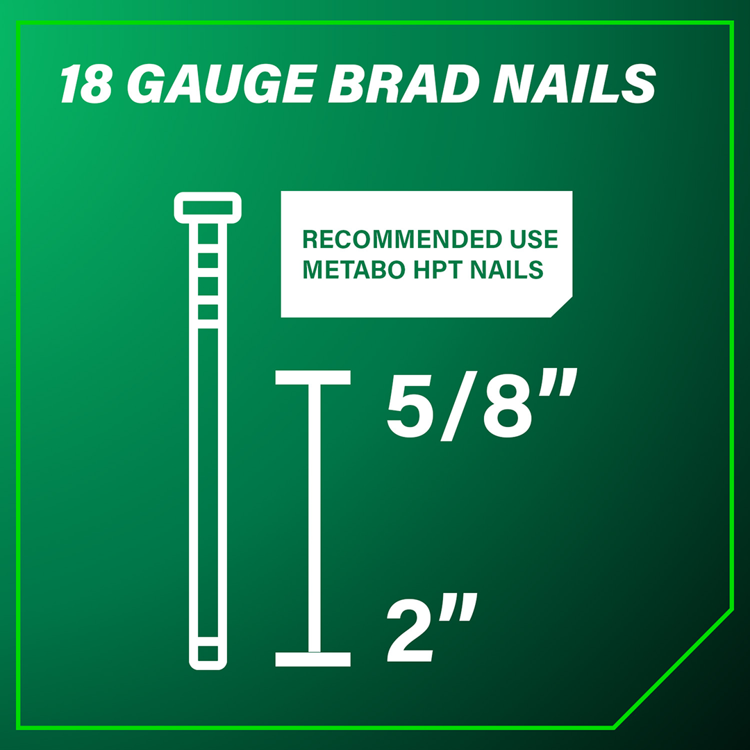 2 Inch 18 Gauge Pro Brad Nailer