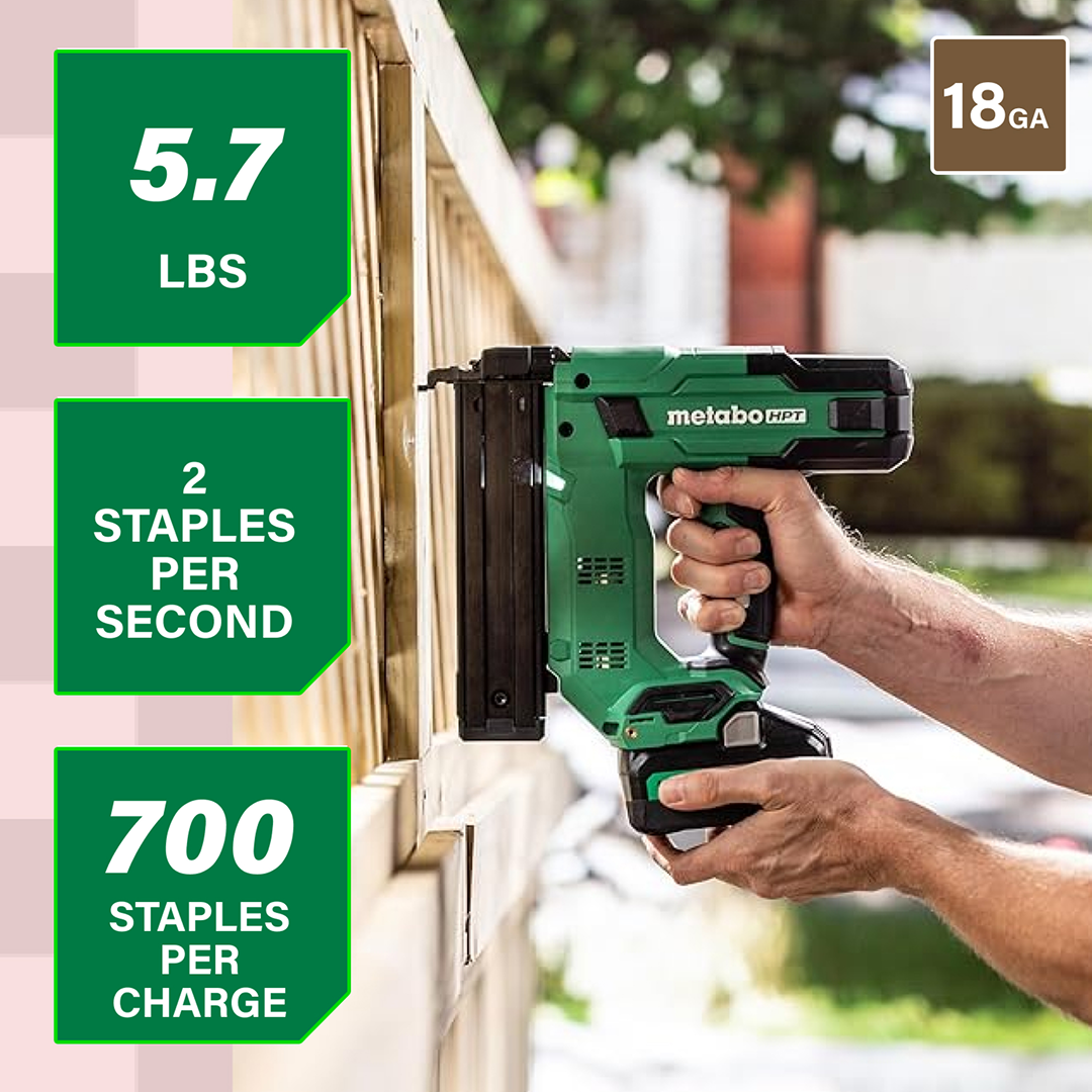 18V MultiVolt™ 18-Ga 1-1/2" Narrow Crown Stapler (1x2.0Ah)