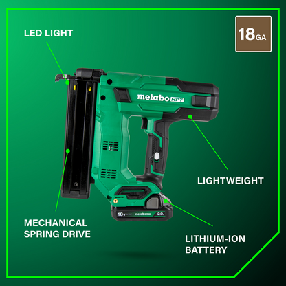 18V MultiVolt™ 18-Ga 1-1/2" Narrow Crown Stapler (1x2.0Ah)