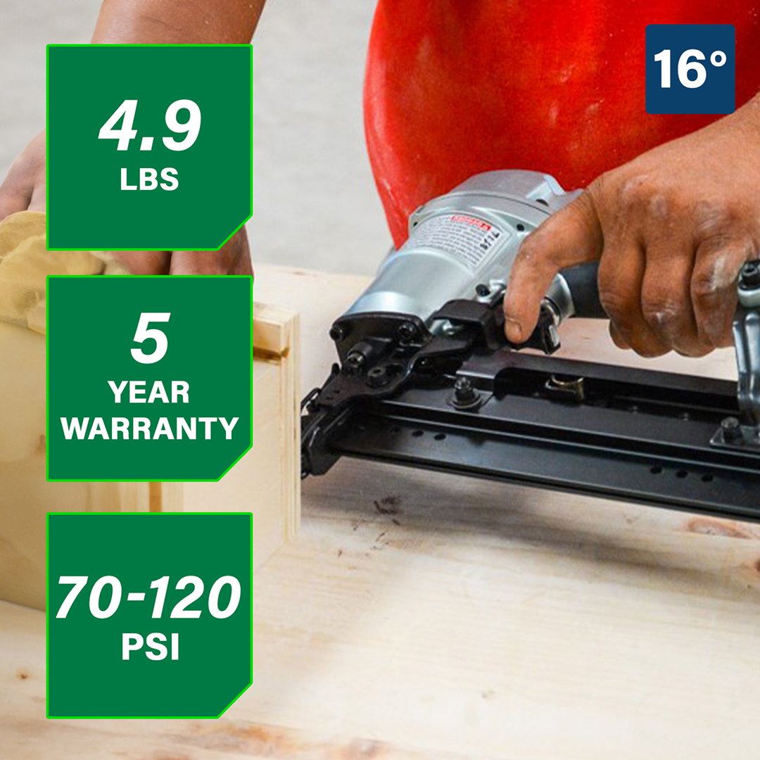 2-1/2 Inch 16 Gauge Pro Finish Nailer