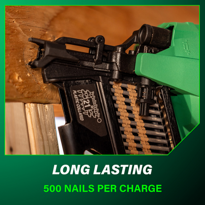 18V MultiVolt Cordless 21° 3-1/2" Plastic Strip Framing Nailer (1x4.0Ah)
