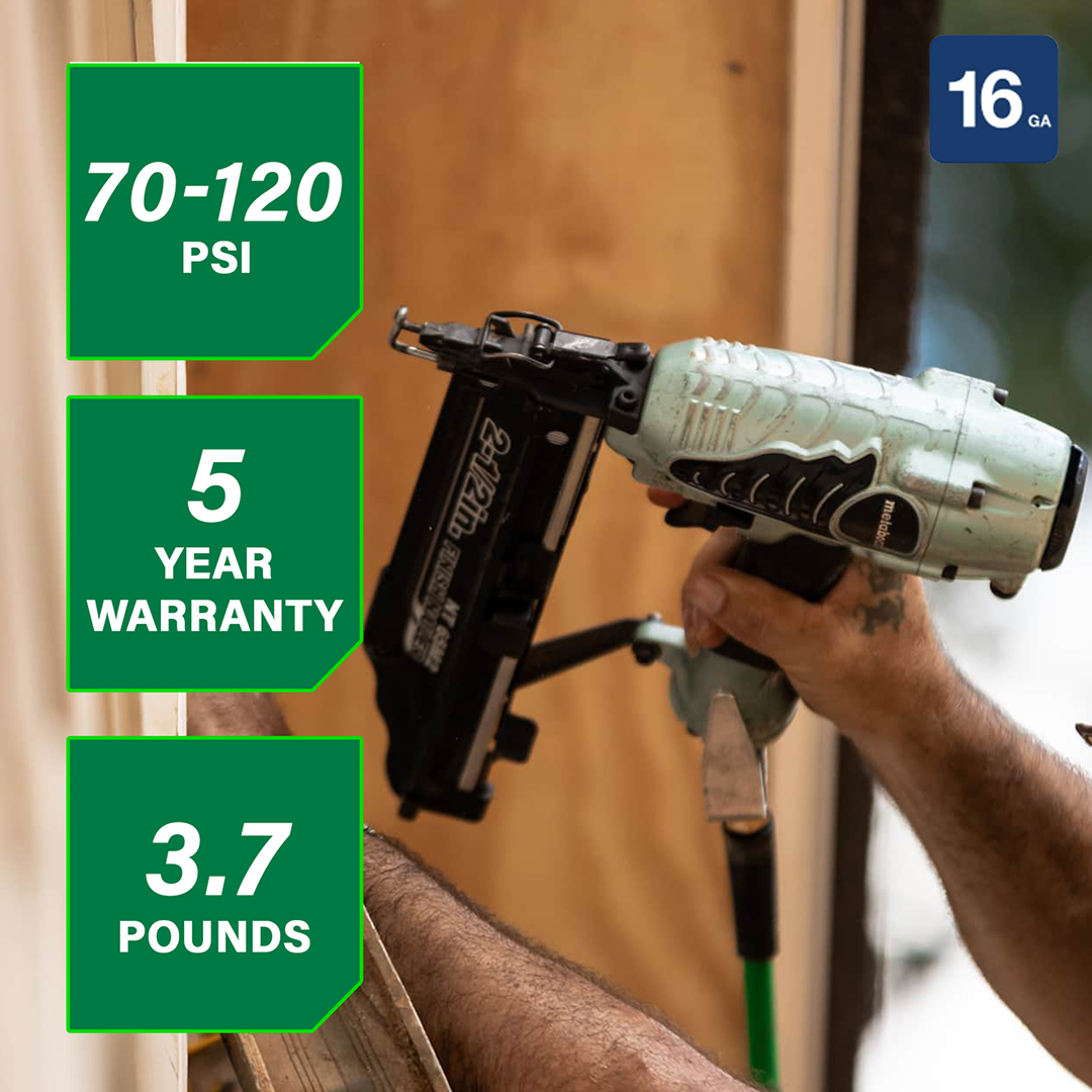 2-1/2 Inch 16 Gauge Finish Nailer with Air Duster