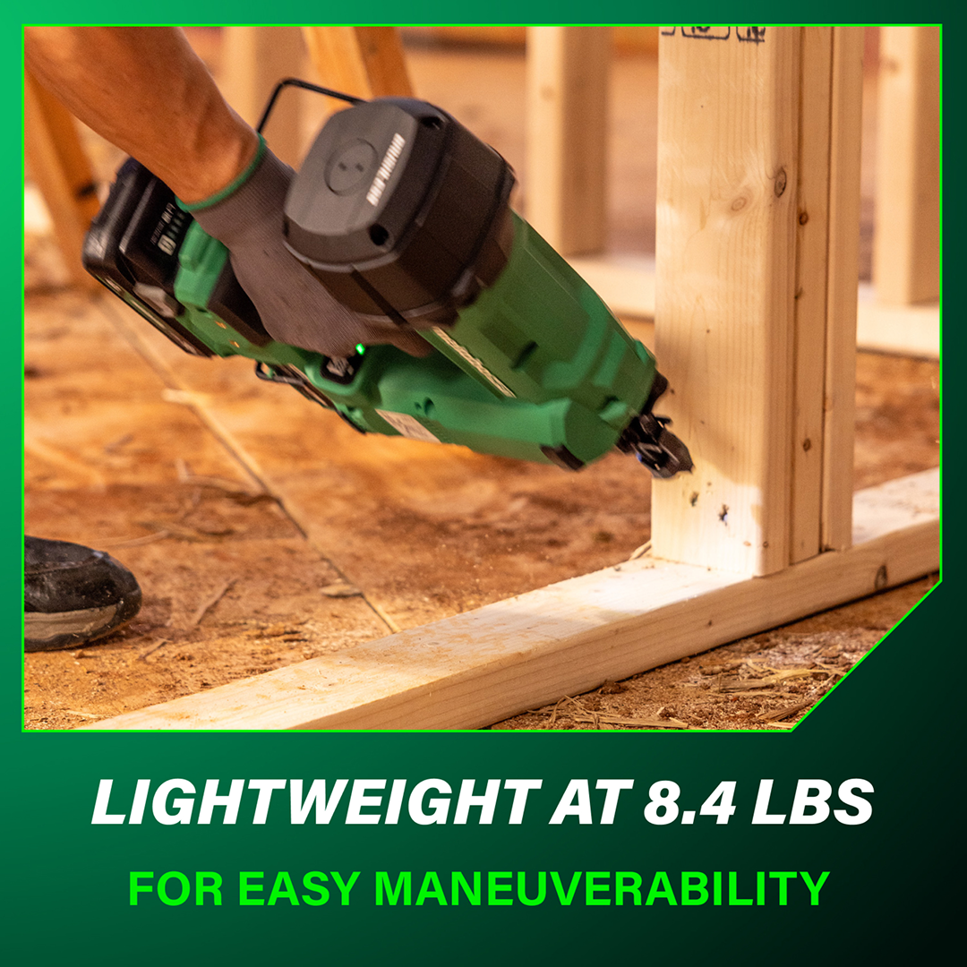 18V MultiVolt Cordless 21° 3-1/2" Plastic Strip Framing Nailer (1x4.0Ah)