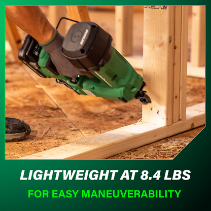 18V MultiVolt Cordless 21° 3-1/2" Plastic Strip Framing Nailer (1x4.0Ah)