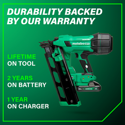 18V MultiVolt Cordless 21° 3-1/2" Plastic Strip Framing Nailer (1x4.0Ah)