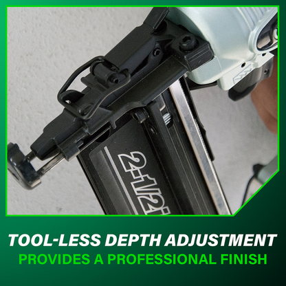 2-1/2 Inch 16 Gauge Finish Nailer with Air Duster