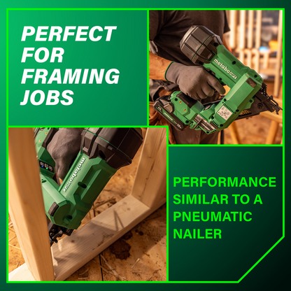 18V MultiVolt Cordless 30° 3-1/2" Paper Tape Framing Nailer (1x4.0Ah)