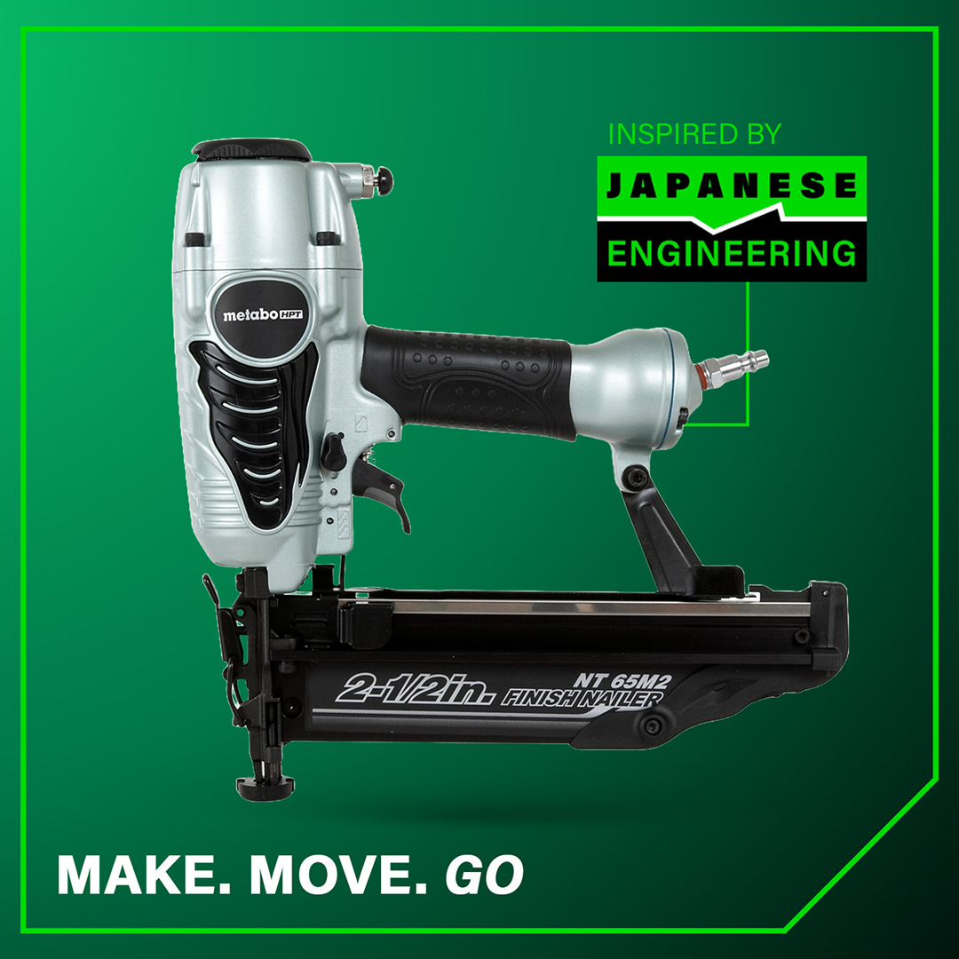 2-1/2 Inch 16 Gauge Finish Nailer with Air Duster